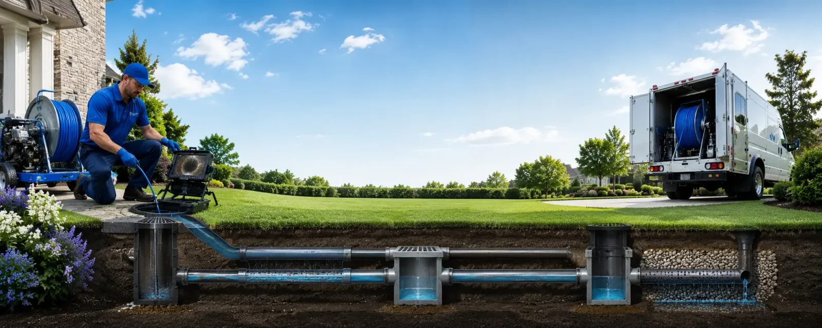 Outdoor drain cleaning information for Morrow, OH